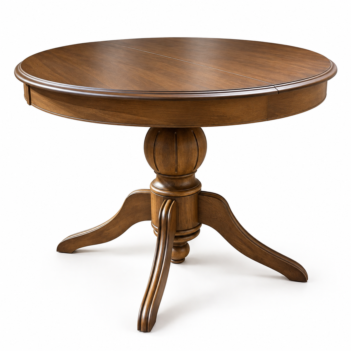 Zera Round Dining table opens and closes