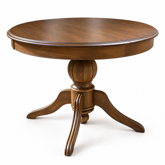 Zera Round Dining table opens and closes